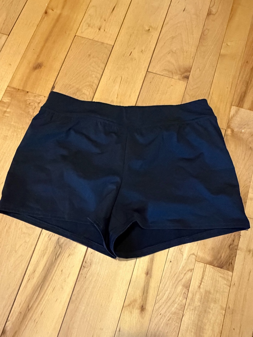 Lands End Black Swim Shorts